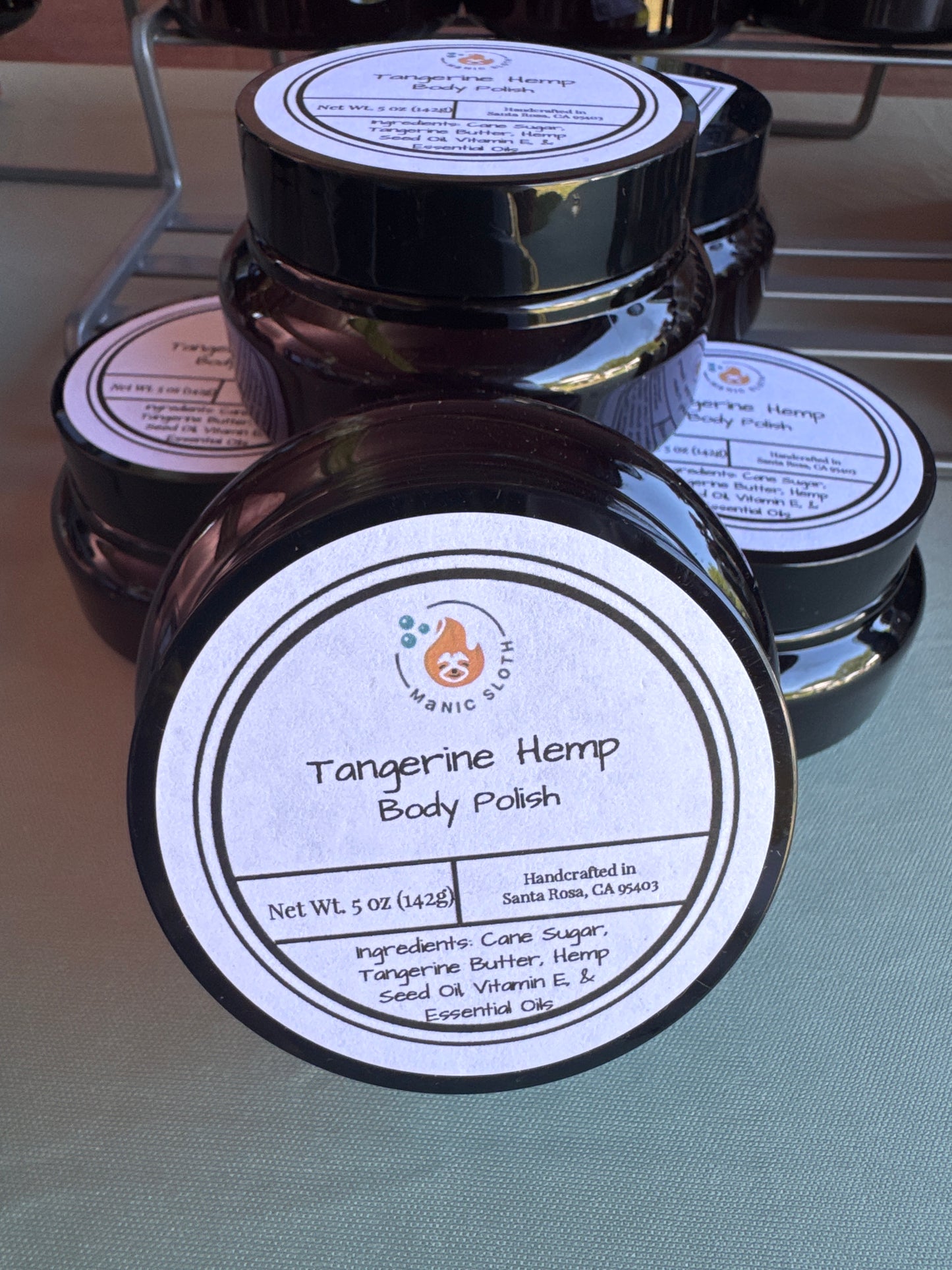 Tangerine Hemp Body Polish