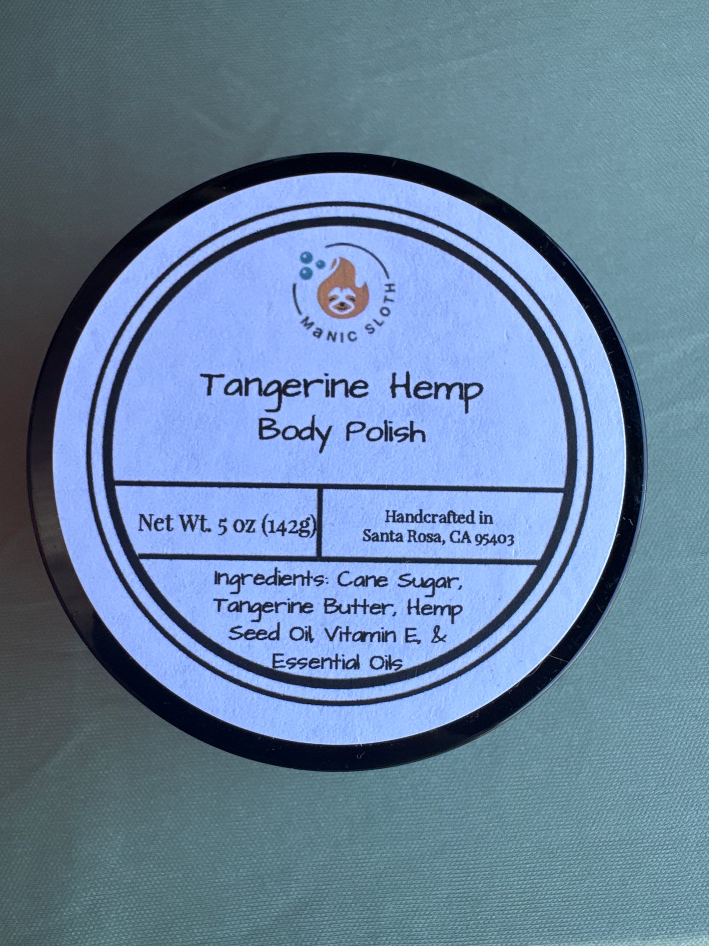 Tangerine Hemp Body Polish